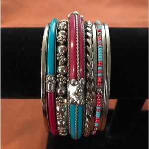 Bangle bracelet set